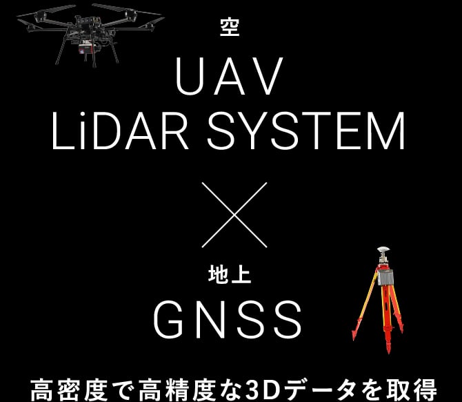 UAV LiDAR SYSTEM × GNSS